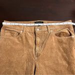 Banana Republic  Petite Corduroy Pants High-Rise Pumpkin Spice 32/14 Photo 7