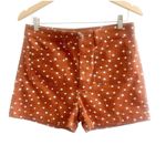 Madewell  Emmett Patch Pocket Shorts in Inkspot Dots Size 29 NWOT Brown Photo 1