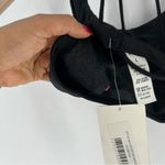 Body Language Kloss Top‎ Black Shimmer Strappy Sports Bra Size L Photo 8