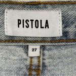 Pistola Devin High Rise Mom Cut Off Shorts Distressed Light Wash St.Tropez 27 Photo 7