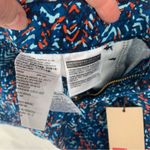 Levi's women's size 14 printed denim shorts red blue western new jean Photo 7