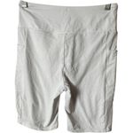 Eye Candy Women's Athletic Sporty Work Out White Bike Shorts Sz M Photo 1
