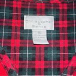 Christopher & Banks Vtg  fleece embroidered ugly Christmas vest XL Photo 1