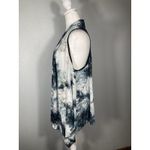 Sami & Jo Sami Jo Vest Duster S Velvet Burnout Gray Black Floral Fairy Grunge Whimsigoth Photo 3