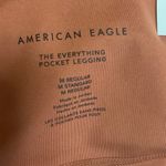 NEW American Eagle Burnt Orange Brown High Rise Stretc Pants Leggings Sz M Size M Photo 3