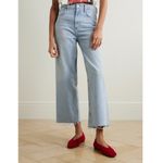 AGOLDE Ren Raw Hem High Waist Ankle Wide Leg Jeans in Wash Beam Size US 28 NWT Photo 2