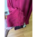 Barrie Pace Vintage 80s Silk Blouse Button Down Formal Shirt Magenta Size 18 1X Pink Photo 15
