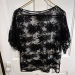 Dolce & Gabbana Dolce a d Gabbsna Black Lace Top Sz S IT38 Photo 1