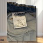 1110 Cello Skinny Jeans 3/26 (26x23) Ripped Destroyed Light Wash Blue Photo 4