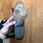 Dan Post Vintage  Black Suede White Stitching Cowboy Western Boots Size 6M Photo 7