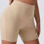 SheIn  Essnce 0X High Rise Shapewear Cycling Biker Shorts in Khaki Plus Photo 0
