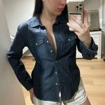 Talbots Women's Denim Button-Up Shirt Photo 0