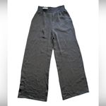Vera Wang Simply Vera  Pants Size S Womens Black Satin Wide Leg Pull-on NWT Photo 7