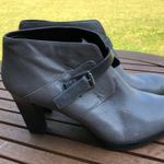 Franco Sarto Slate Grey Heeled Ankle Boot Women's Size 9.5 #256 Photo 5