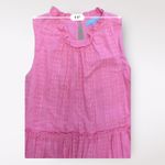 Draper James Pink RSVP Tiered Ruffled mini babydoll dress Size S Photo 4