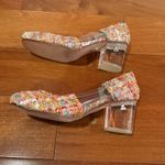 NWOT Ritch Erani NYFC Tweed Tweed Pattern D'Orsay Pumps Women's Size 37 Pink Photo 4