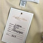 Julia Jordan  Women's Ivory Sequin Fit & Flare Velvet Sheath Dress Size 14 Photo 7