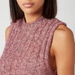 Ganni Chucky Glitter Knitted Sleeveless Knit Sweater Vest Top Pink Nectar NWT M Photo 10