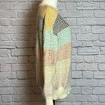 On Blue Pastel Stripe Textured Knit Sweater Women's L Size L Photo 1