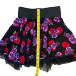 None Floral Tulle Skirt - Rose Print with Tutu Layers. Size XS Photo 8
