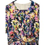 London Times  Floral Dress Size 10P Elastic Waist Short Sleeve Back Zip NWT Photo 4