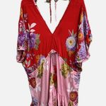 Aakaa Vibrant Floral Kimono Tunic Photo 0