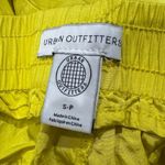 Urban Outfitters  Ashley Neon Yellow Nylon Jogger Pants Women’s Small Photo 3