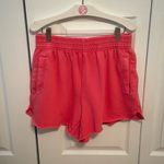Aerie  Fleece of Mind Coral Colored Shorts Photo 1