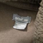 Aerie  Green Oversized Sherpa Pullover Size Medium Photo 1