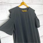 SheIn Black Grunge Cut Out T-Shirt Dress Size XL Photo 1