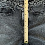 AG Adriano Goldschmied AG Mari High-Rise Slim Straight Jeans 26 Distortion Black Y2K Grunge 90s Denim Photo 7