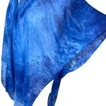 Jessica McClintock  Sheer‎ Kimono Beach Swim Cover Up One Size Open Blue Photo 1