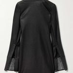 Alexander Wang NWT Crystal Cuff Tailored Stretch Jersey Long Sleeve Minidress XS Photo 12