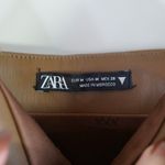 ZARA  FAUX LEATHER DRESS SIZE MEDIUM Photo 3