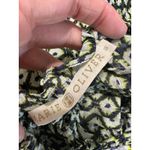 Marie Oliver STORI SILK BLEND BLOUSE LATICE SHIBORI CITRUS EUC SIZE XS Photo 11