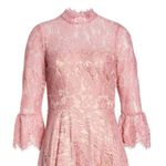 Eliza J Pink Bell Sleeve Lace Fit & Flare Dress Photo 7