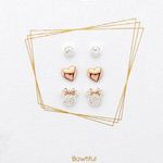 Disney  Minnie Mouse Three Pair Earring Set Photo 1