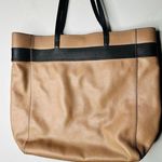 Kate Spade Beige Tan Black Top Handle Tote Bow Detail Shoulder Bag Photo 6