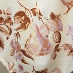 Paige {S} Nola Halter Thong Bodysuit Toille Fruit Grapes Strawberries Pears Photo 3