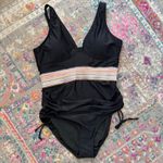 Blooming Jelly  Black One Piece Swimsuit Women’s Size XL Tummy Control Slimming Photo 5