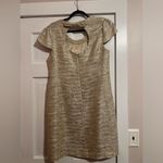 Kate Spade  • GOLD TINSEL STRIPE DRESS Photo 1