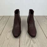 Style & Co Women's Perriee Western Ankle Booties 8M Chocolate Brown Smooth $80 Size 8 Photo 1