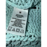 Aero Hygee ocean blue chunky knit academia sweater medium #722 Photo 2