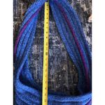 Handmade Hobo Bag Purse Slouchy Tote Boho Hippie Artsy Blue/Purple Wool? Fleece Photo 3