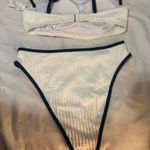 Cupshe  Bikini Set White Black Photo 4