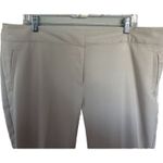 IZOD Soft Cooling Flat Front Crop Womens Pants Sz 18 Golf Athletic Athleisure Photo 2