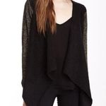 House of Harlow 1960 Celine Black & Gold Open Front Knit Cardigan S Photo 1