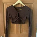 SheIn  Size Small Brown Women's Teen Girl Crop Top Shirt Photo 0