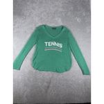 Wooden Ships  tennis sweater green oversized s/m Photo 2