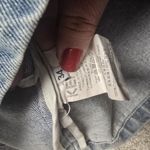 Kenzo Paris Womens Mid Length Denim Jacket Pockets Button Up Sz 34 US 2 Blue Photo 7